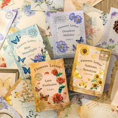 80pcs Vintage Scrapbook Supplier Retro Stickers Antique Paper