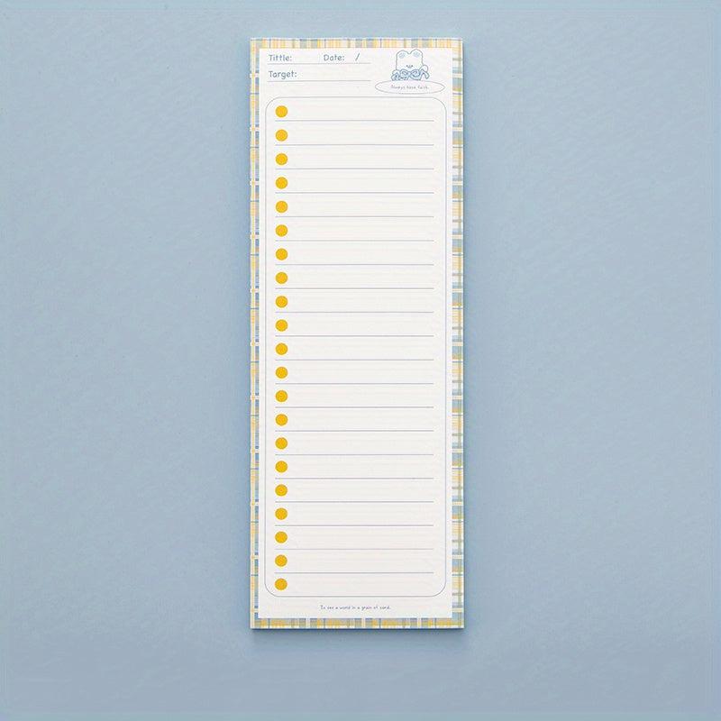 Book Cartoon Long Strip Planner for Students
