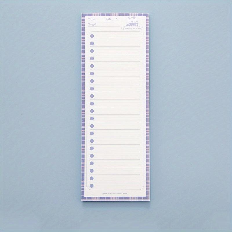 Book Cartoon Long Strip Planner for Students