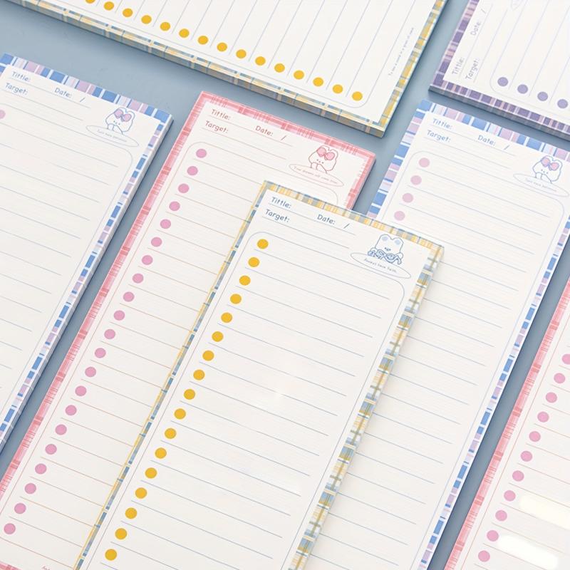 Book Cartoon Long Strip Planner for Students