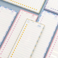 Book Cartoon Long Strip Planner for Students