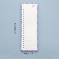 Book Cartoon Long Strip Planner for Students