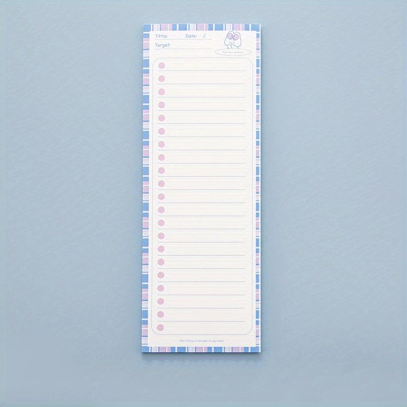 Book Cartoon Long Strip Planner for Students