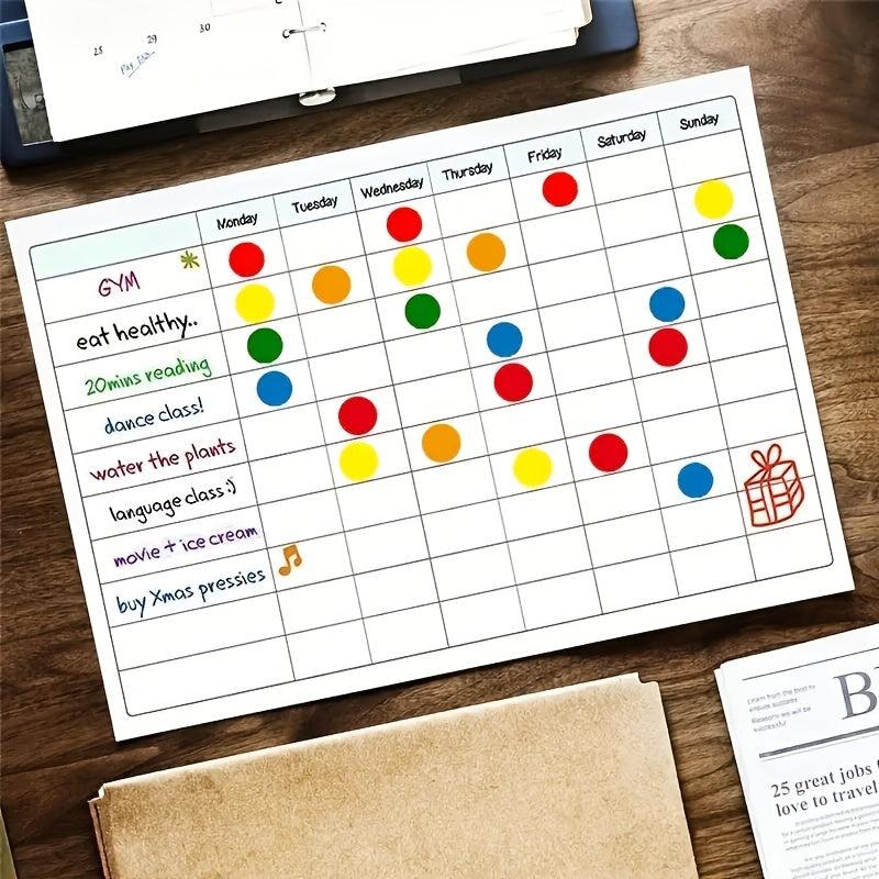 Colorful Self Adhesive Paper Dot Label Set - 6mm 8mm 10mm 20mm