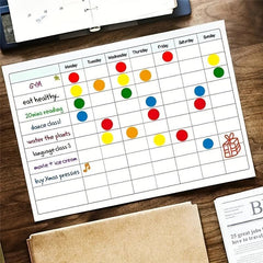 Colorful Self Adhesive Paper Dot Label Set - 6mm 8mm 10mm 20mm