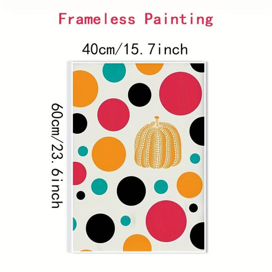 Multicolored Dot Poster Artwork Wall Painting Modern Art Picture Room Decor