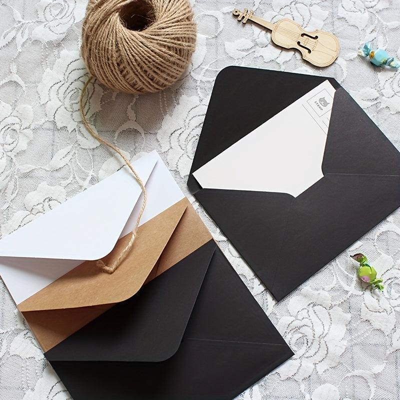 Retro Cowhide Envelope 16 0 10 Love Letter Greeting Card Postcard