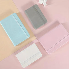 PU Leather Horizontal Line Notebook 96 Sheets A6 A7