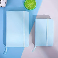 PU Leather Horizontal Line Notebook 96 Sheets A6 A7