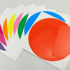 Colorful Dry Erase Dots Circles Whiteboard Marker Stickers 8 Pack