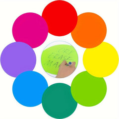 Colorful Dry Erase Dots Circles Whiteboard Marker Stickers 8 Pack