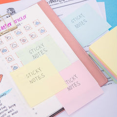 400 Sticky Notes, Bright Colors, Self-Stick Pads for Home Office
