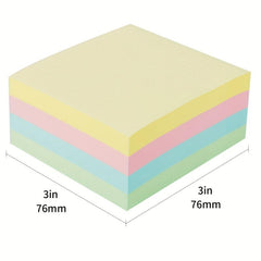400 Sticky Notes, Bright Colors, Self-Stick Pads for Home Office