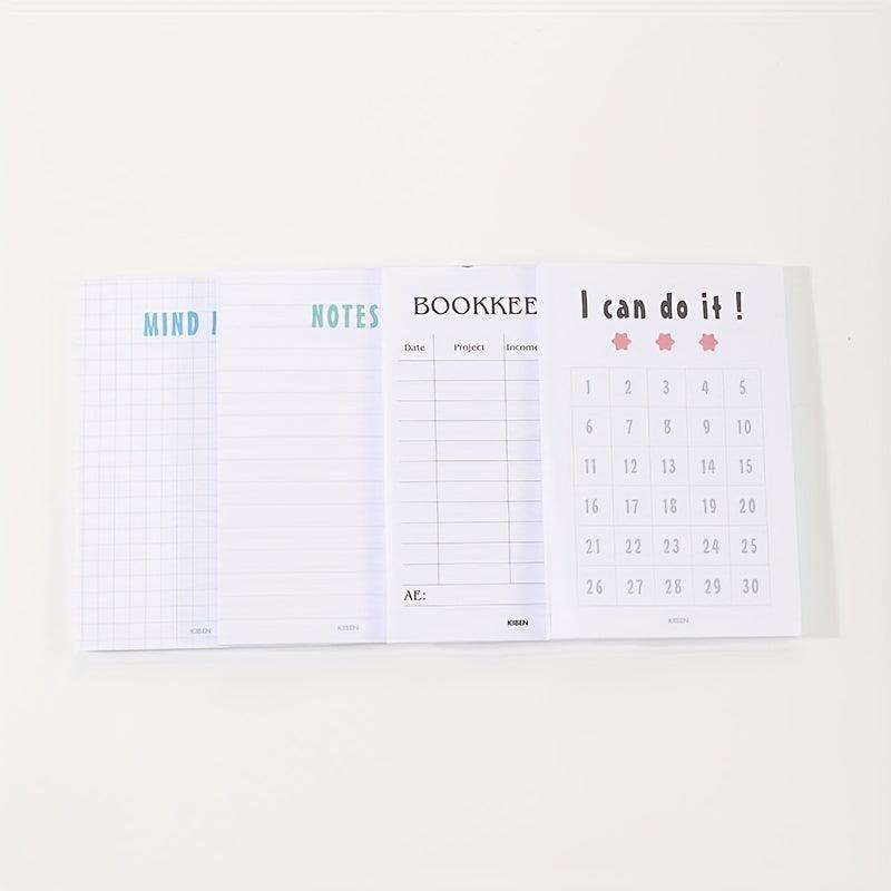 1pc Non Adhesive Note Pad Convenience Paper 8x11 60 Sheets