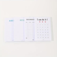 1pc Non Adhesive Note Pad Convenience Paper 8x11 60 Sheets