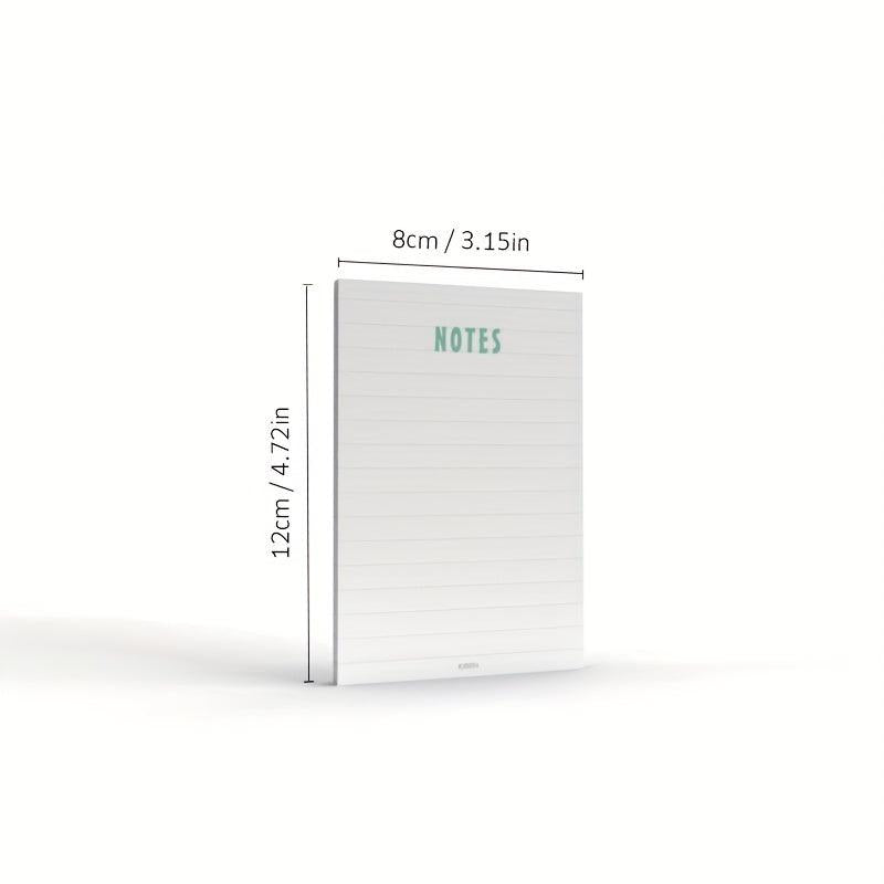 1pc Non Adhesive Note Pad Convenience Paper 8x11 60 Sheets