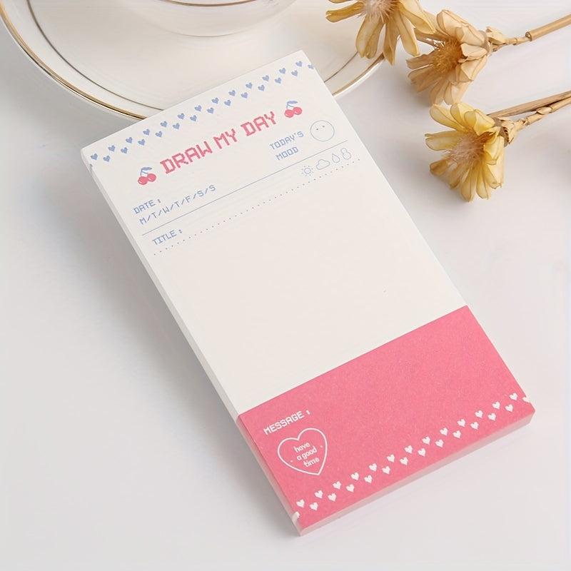 50 Sheets Carry on Tearable Small Book Daily Message Notepad Memo Pad