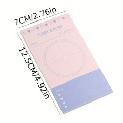 50 Sheets Carry on Tearable Small Book Daily Message Notepad Memo Pad