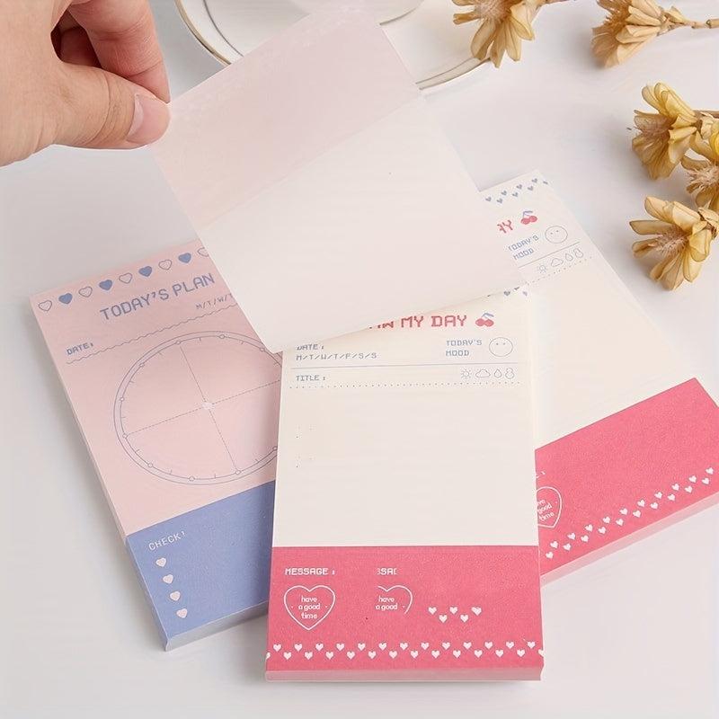50 Sheets Carry on Tearable Small Book Daily Message Notepad Memo Pad