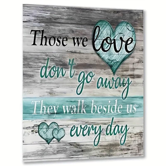Love Memory Wall Decor For Bedroom 8x10in Unframed