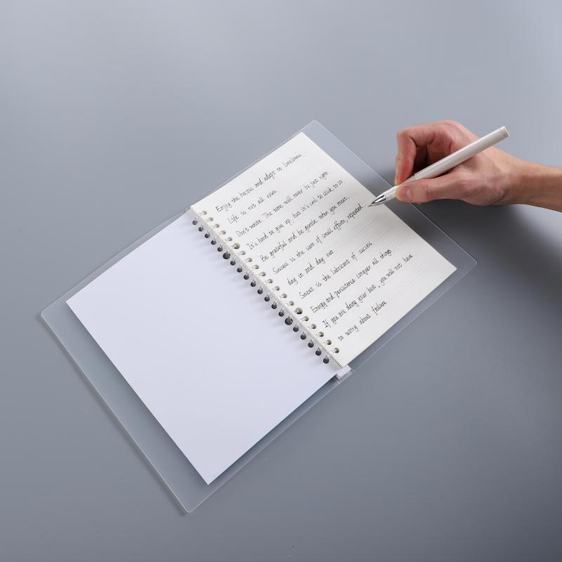 60 Pages A5 B5 Loose Leaf Notebook with Checkered Blank and Lined Styles