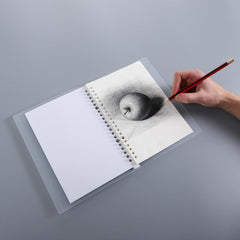 60 Pages A5 B5 Loose Leaf Notebook with Checkered Blank and Lined Styles