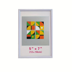 Sweet Moment Photo Frame - Elegant White Picture Frame for Home Decor