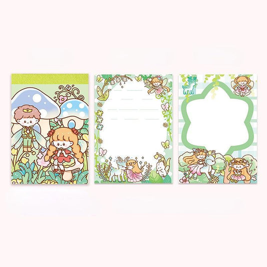 Mini Pastel Design Notepad - 70 Pages