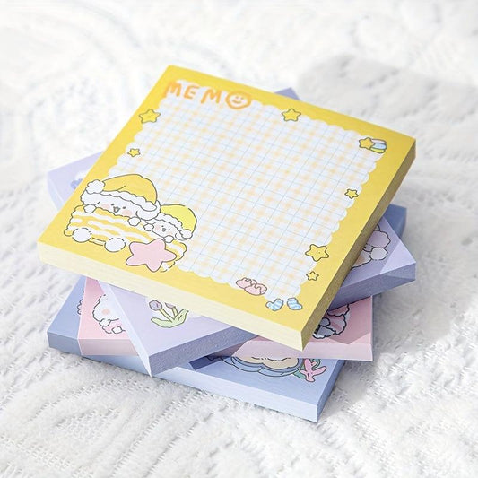 80 Sheets Cute Cartoon Puppy Sticky Notes for Students