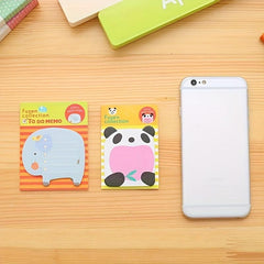 20 Sheets Animal Sticky Notes Cute Animal Memo Pads for Office Use