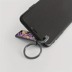 10pcs Sublimation Blank Metal Keychain Heat Transfer Printing Keychain Blanks