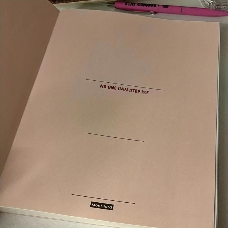 Thickened Student Japanese Notebook, High Appearance, Horizontal Line