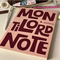 Thickened Student Japanese Notebook, High Appearance, Horizontal Line