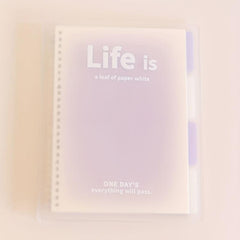 Fantasy Clear Transparent Journal Notebook Loose Leaf