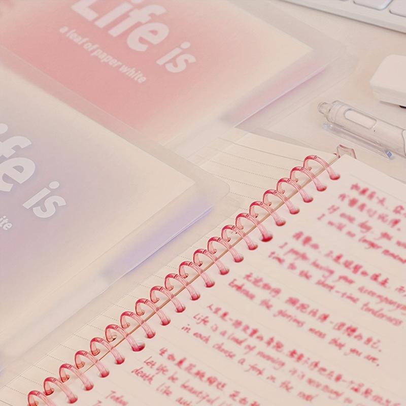 Fantasy Clear Transparent Journal Notebook Loose Leaf