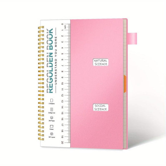 Ruled Spiral Notebook 200 Pages 7x10