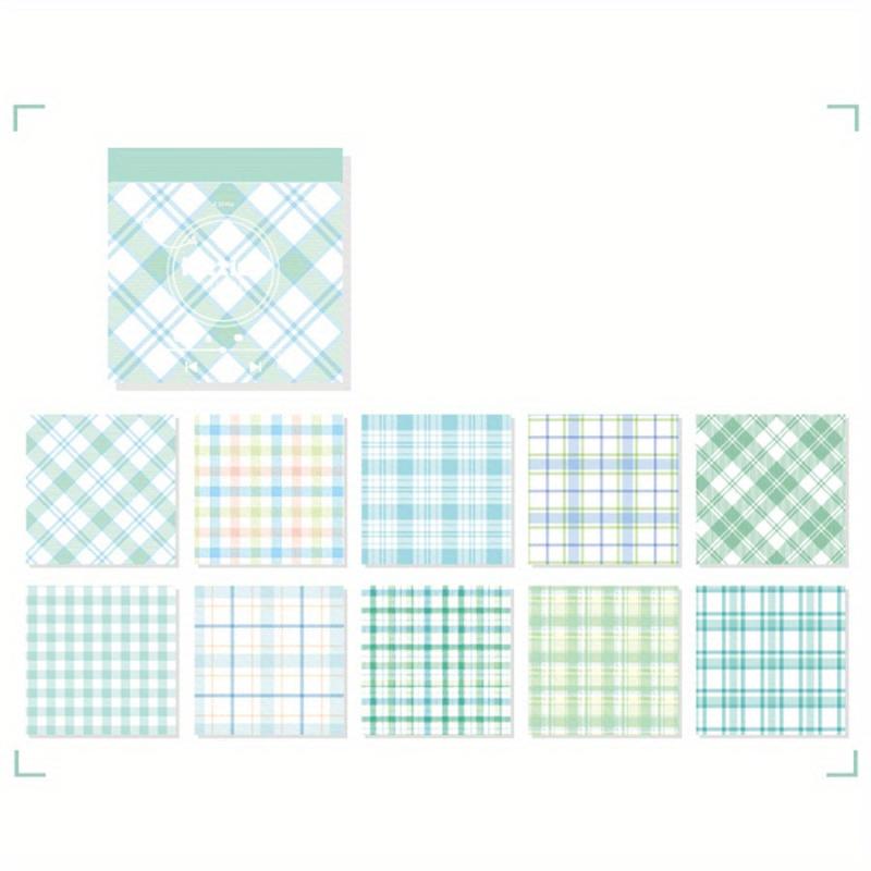 Hand Painted Sticky Notes Dreamy Check Series 400 Sheets