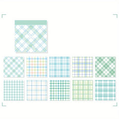 Hand Painted Sticky Notes Dreamy Check Series 400 Sheets