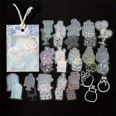 33pcs Lace Material Wrapped with Colored Yarn for DIY Journal