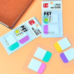 200 Adhesive Index Labels Colorful Page Markers for Books, Notes