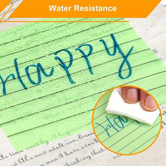 300 Horizontal Line Transparent Sticky Notes Waterproof Stickers