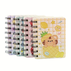 Cartoon Flip Coil Notebook Student Pocket Office Learning Diary Portable Small