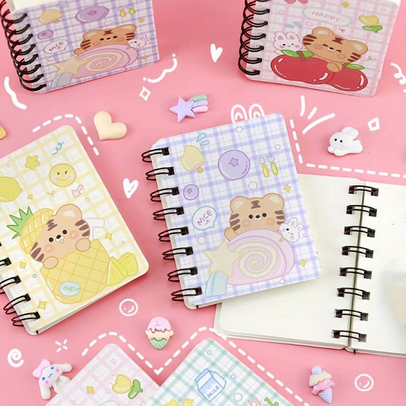 Cartoon Flip Coil Notebook Student Pocket Office Learning Diary Portable Small