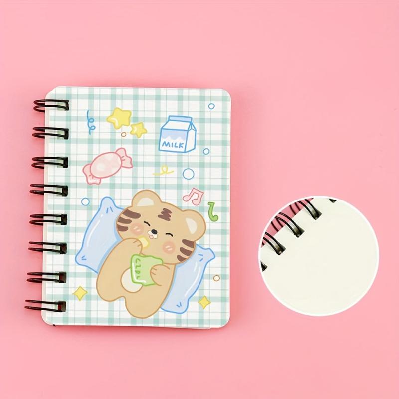 Cartoon Flip Coil Notebook Student Pocket Office Learning Diary Portable Small