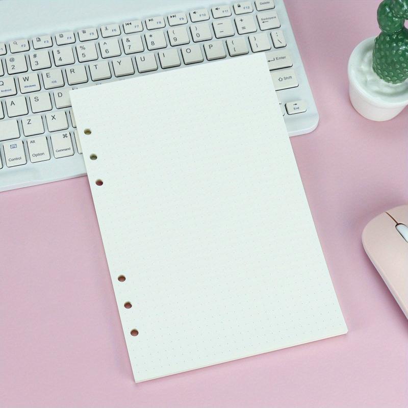 1pc A5 45pg Loose Leaf Book Inner Pages 6 Hole Refill