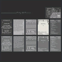 Romantic Poetry Collection Paper 20 Sheets Pack 6 Styles