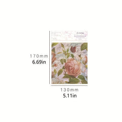 Vintage Gilding Stickers & Sticky Notes Set