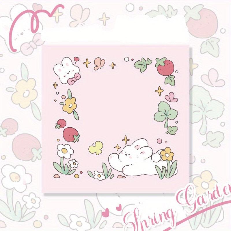 Spring Garden Series Sticky Notes 100 Sheets 13.5x9.5cm