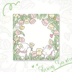 Spring Garden Series Sticky Notes 100 Sheets 13.5x9.5cm