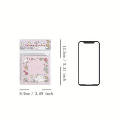 Spring Garden Series Sticky Notes 100 Sheets 13.5x9.5cm